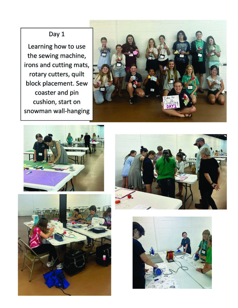 Quilting camp day 1 final project